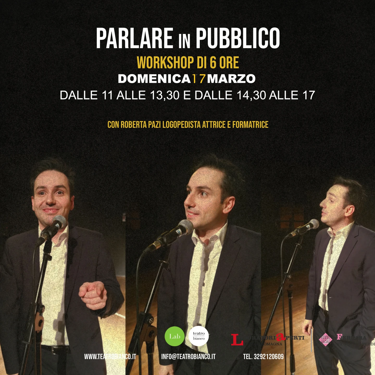 Workshop: Parlare in pubblico - 17 Marzo