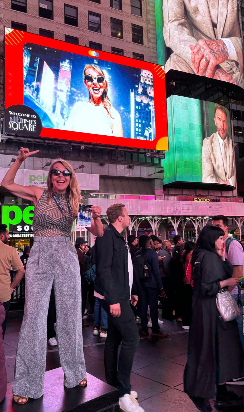 Roberta Pasi Times square