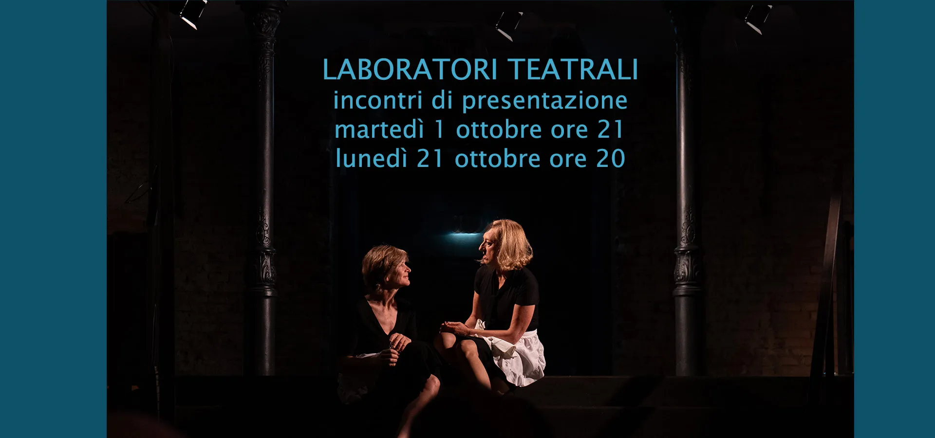 Incontri di presentazione corsi martedì 1 Ottobre ore 21 e  lunedì 21 Ottobre ore 20